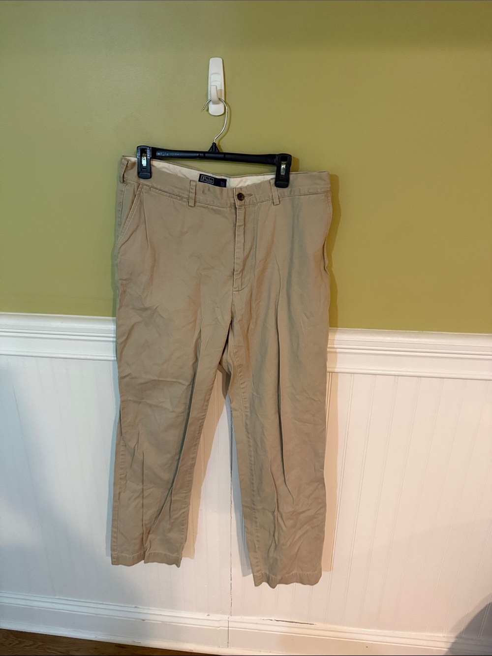 Polo by Ralph Lauren Men's Size 34W x 32L Khaki Chino Pants - Light Tan